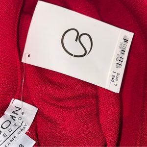 New with tags size 8 red pencil skirt St Johns by Marie Grey